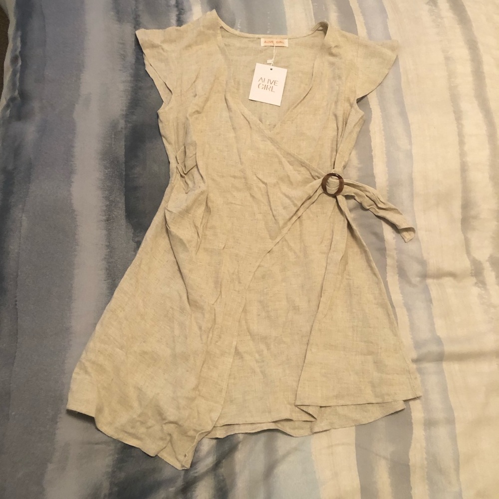 Beige Dress
